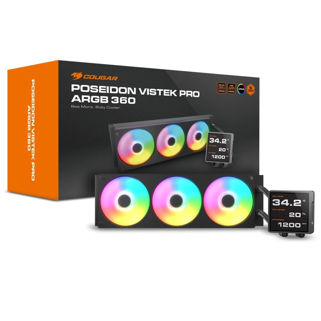 Cougar Poseidon Vistek Pro ARGB 360 Black Cougar Poseidon Vistek Pro ARGB 360 Black