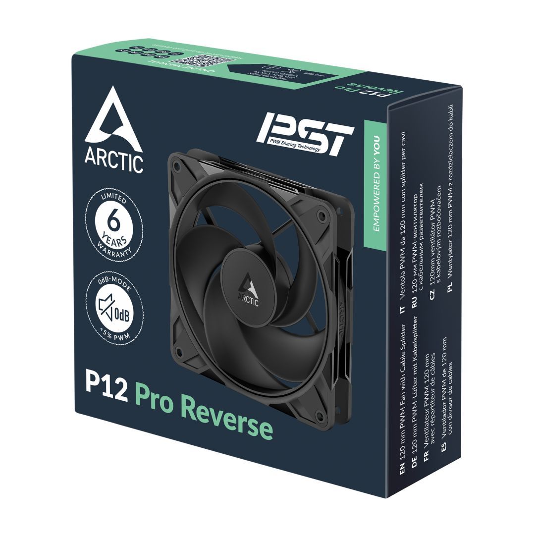 Arctic P12 Pro Reverse Black (3 pack) Arctic P12 Pro Reverse Black (3 pack)