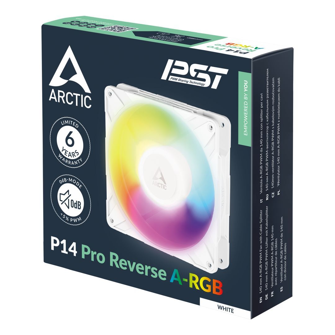 Arctic P14 Pro Reverse A-RGB White Arctic P14 Pro Reverse A-RGB White