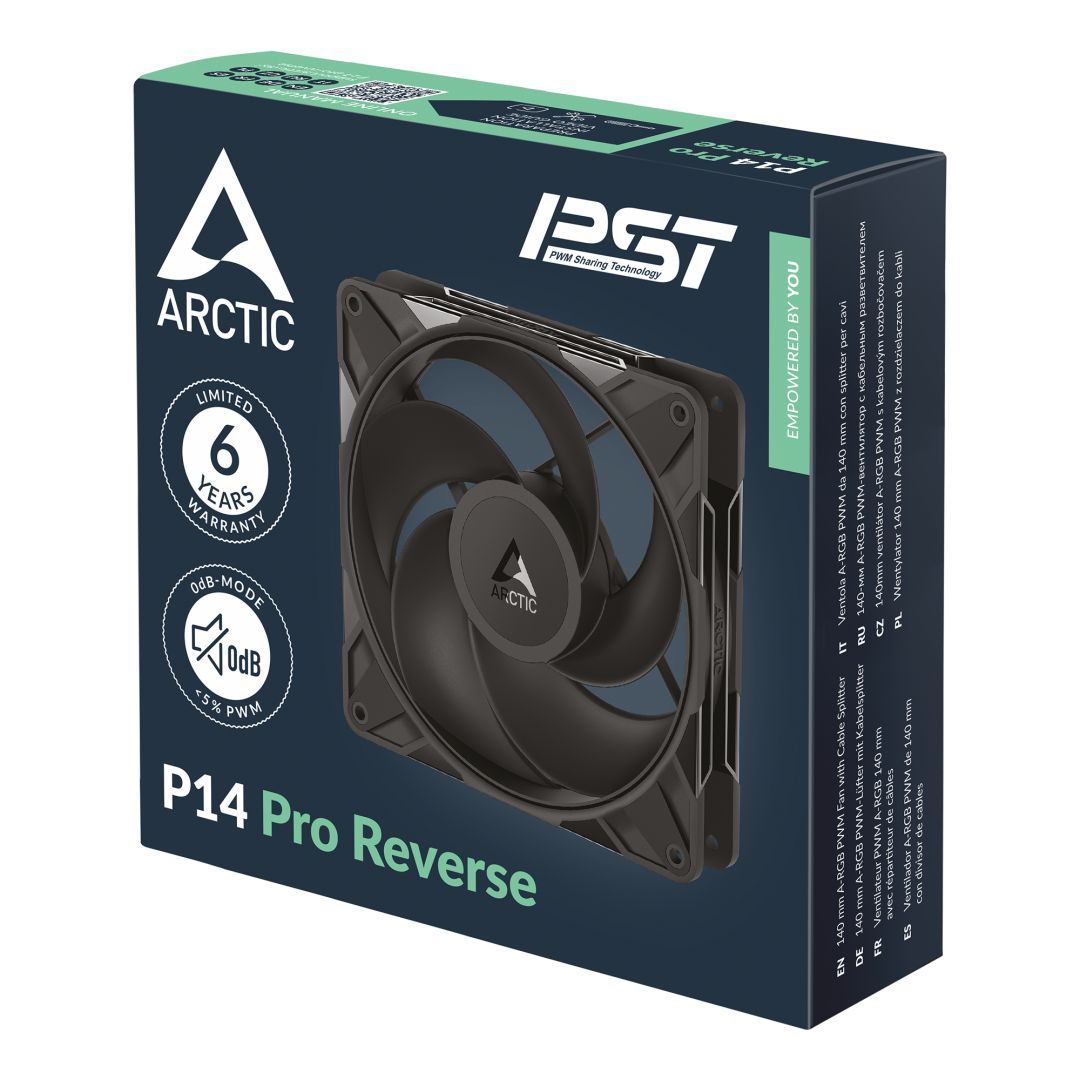 Arctic P14 Pro Reverse Black Arctic P14 Pro Reverse Black