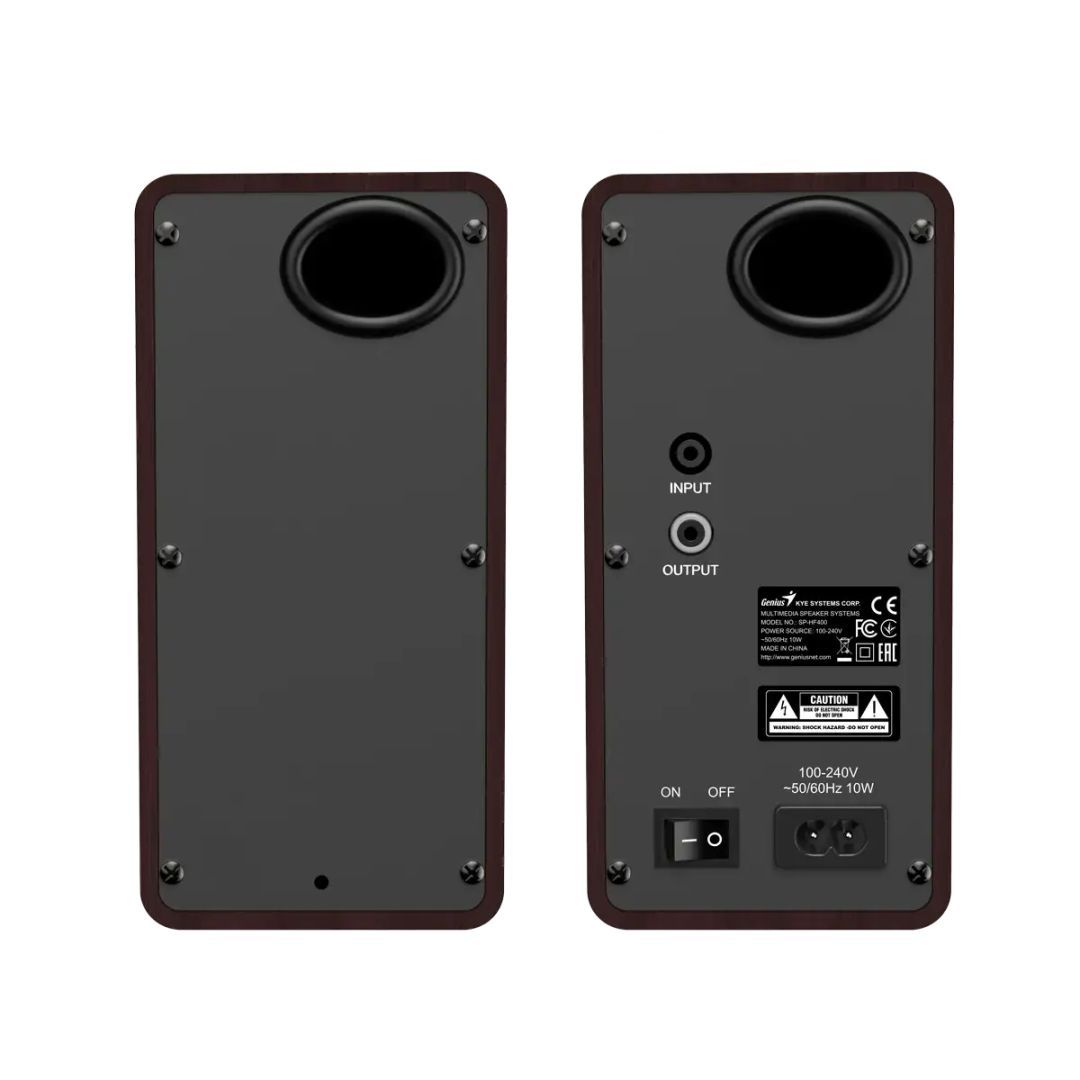 Genius SP-HF400 Speaker Dark Brown Genius SP-HF400 Speaker Dark Brown