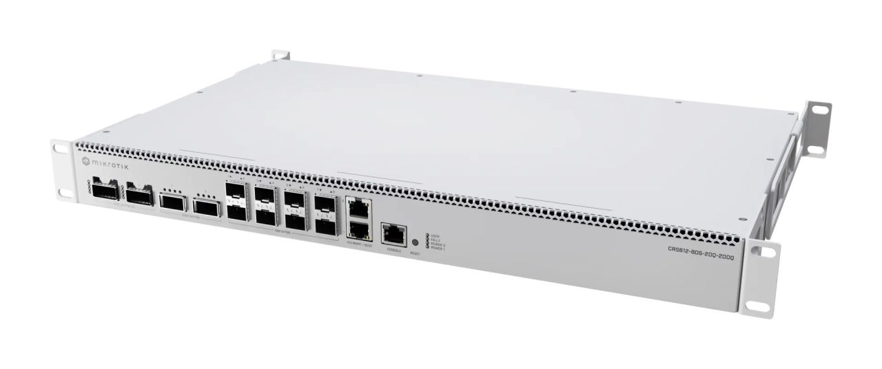 Mikrotik CRS812-8DS-2DQ-2DDQ-RM Mikrotik CRS812-8DS-2DQ-2DDQ-RM