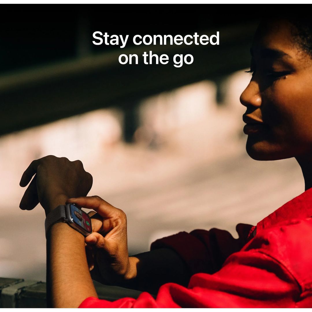 Apple Watch S11 Cellular 42mm Slate Titanium Case with Slate Milanese Loop Apple Watch S11 Cellular 42mm Slate Titanium Case with Slate Milanese Loop