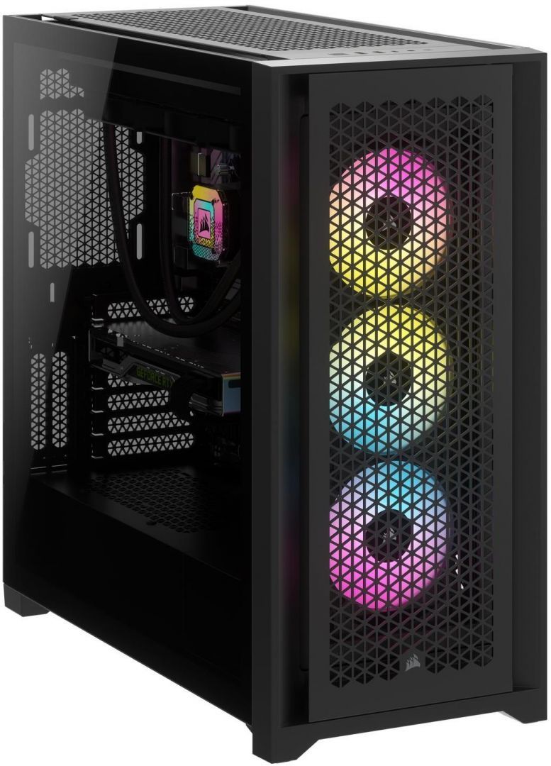 Corsair 5000D RGB Airflow Tempered Glass Black Corsair 5000D RGB Airflow Tempered Glass Black