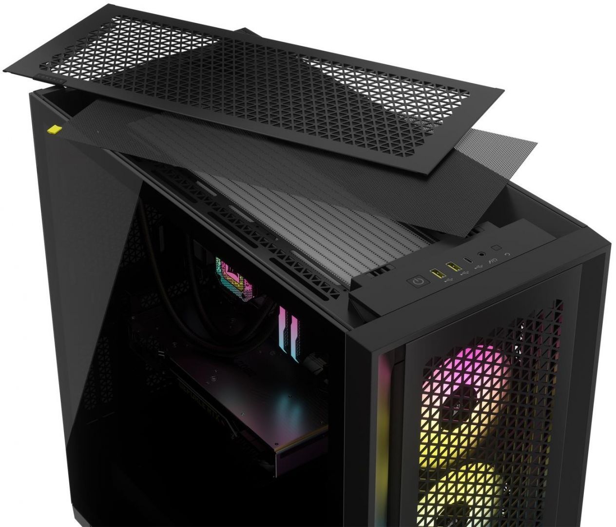 Corsair 5000D RGB Airflow Tempered Glass Black Corsair 5000D RGB Airflow Tempered Glass Black