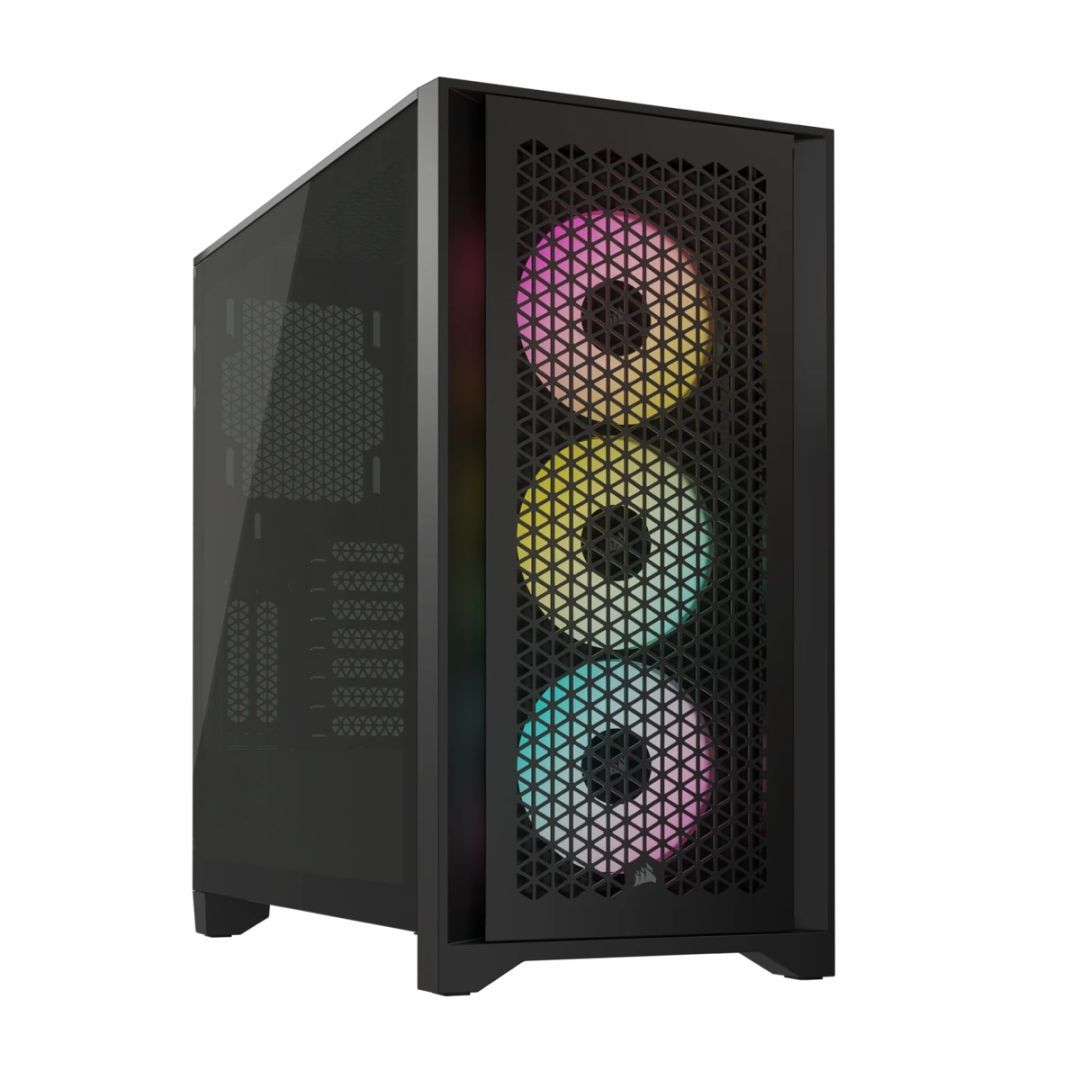 Corsair iCUE 4000D RGB AIRFLOW Tempered Glass Black Corsair iCUE 4000D RGB AIRFLOW Tempered Glass Black