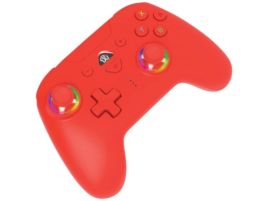 Subsonic Wireless LED Controller for Nintendo Switch Red Subsonic Wireless LED Controller for Nintendo Switch Red