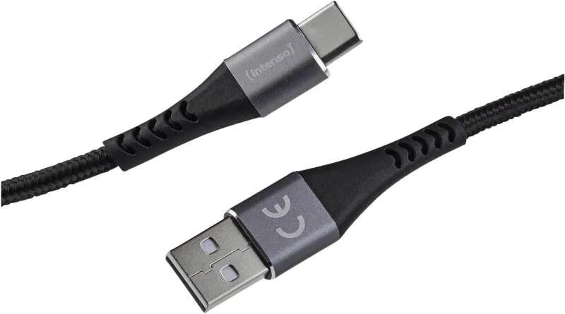 Intenso A315C USB-A to USB-C Charging & Data Cable 1,5m Black Intenso A315C USB-A to USB-C Charging & Data Cable 1,5m Black