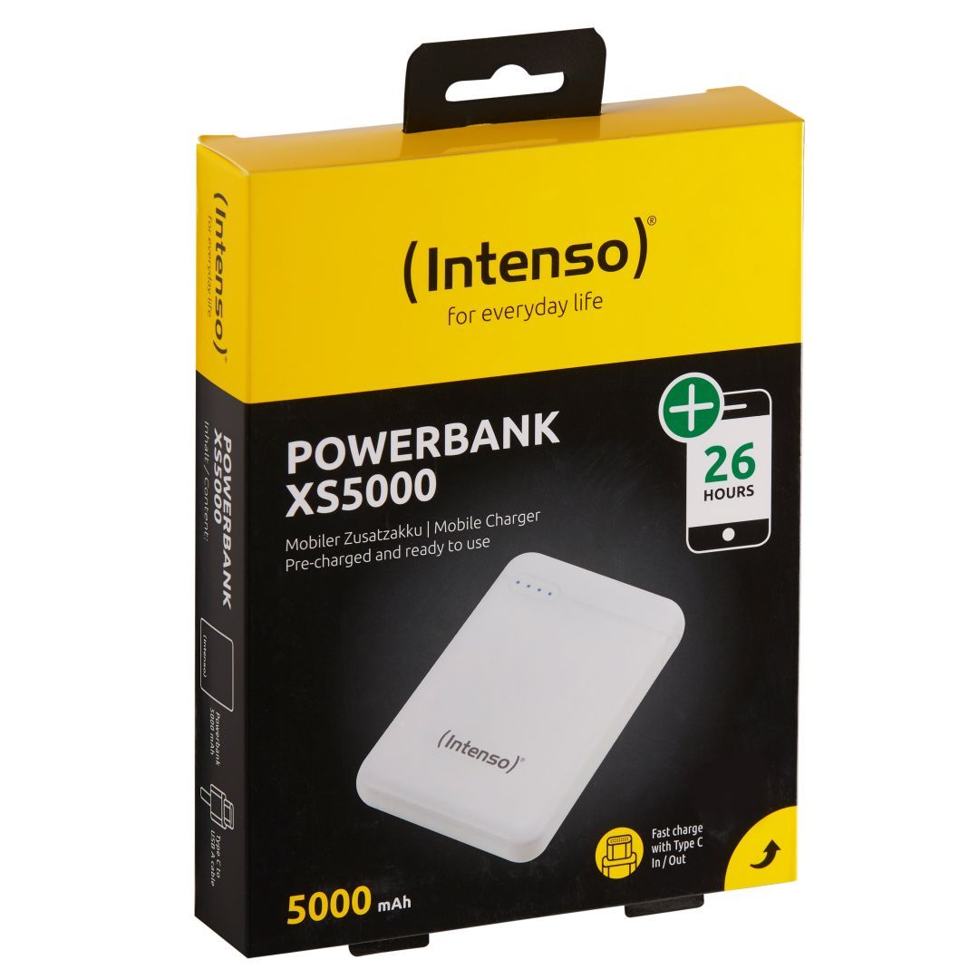 Intenso XS5000 5000mAh PowerBank White Intenso XS5000 5000mAh PowerBank White