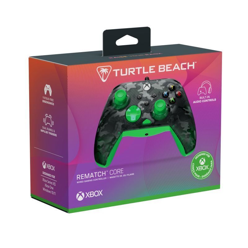 Turtle Beach Rematch Core Gamepad Ghost Camo Black/Green Turtle Beach Rematch Core Gamepad Ghost Camo Black/Green
