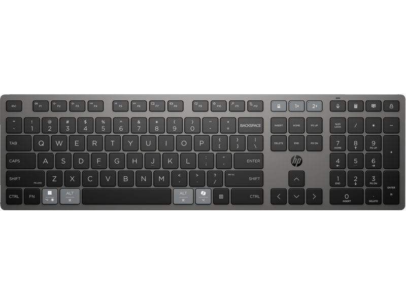 HP 725 Multi-Device Rechargeable Wireless Bluetooth Keyboard Black HP 725 Multi-Device Rechargeable Wireless Bluetooth Keyboard Black
