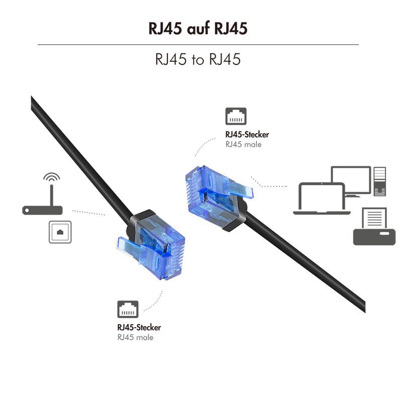 Logilink CQ3113U CAT6A U-UTP Patch Cable 20m Black