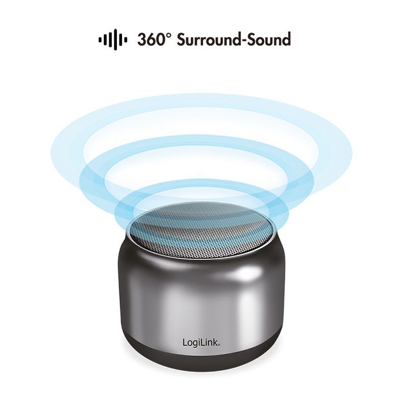 Logilink SP0063H Bluetooth Speaker Dark Grey Logilink SP0063H Bluetooth Speaker Dark Grey
