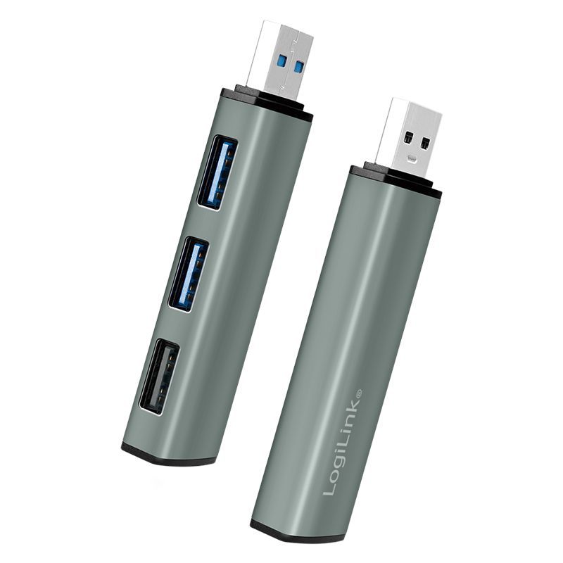 Logilink 3-portos USB3.0 HUB Aluminium Logilink 3-portos USB3.0 HUB Aluminium