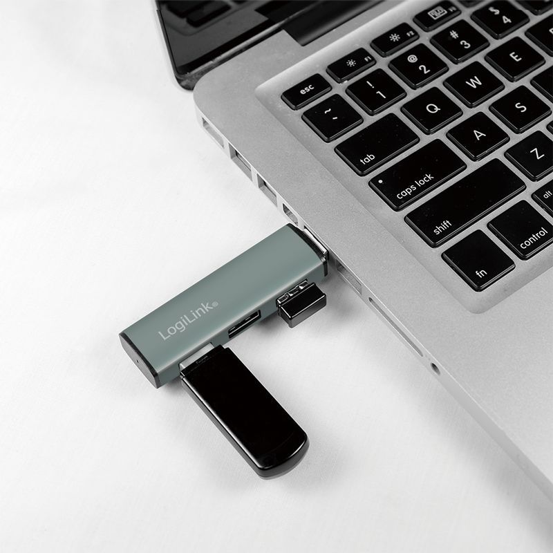 Logilink 3-portos USB3.0 HUB Aluminium Logilink 3-portos USB3.0 HUB Aluminium