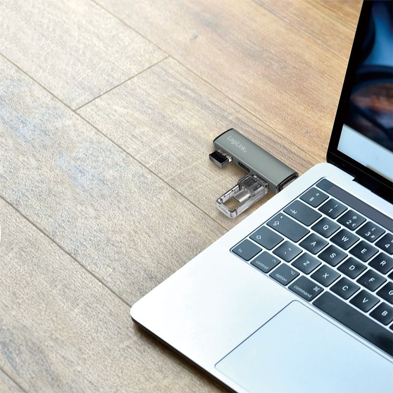 Logilink 3-portos USB3.0 HUB Aluminium Logilink 3-portos USB3.0 HUB Aluminium
