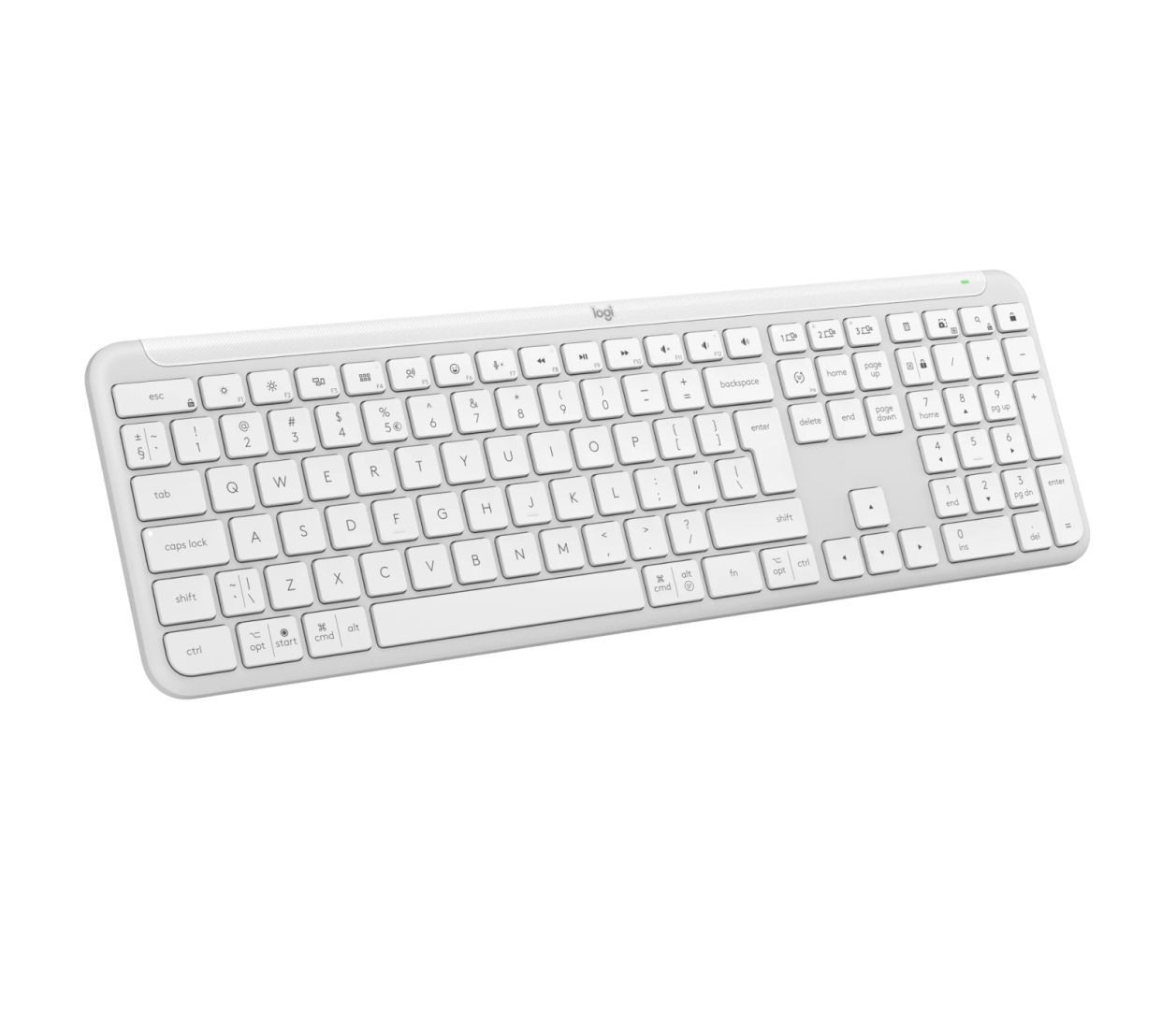 Logitech K950 Signature Slim Wireless Bluetooth Keyboard Off White US Logitech K950 Signature Slim Wireless Bluetooth Keyboard Off White US