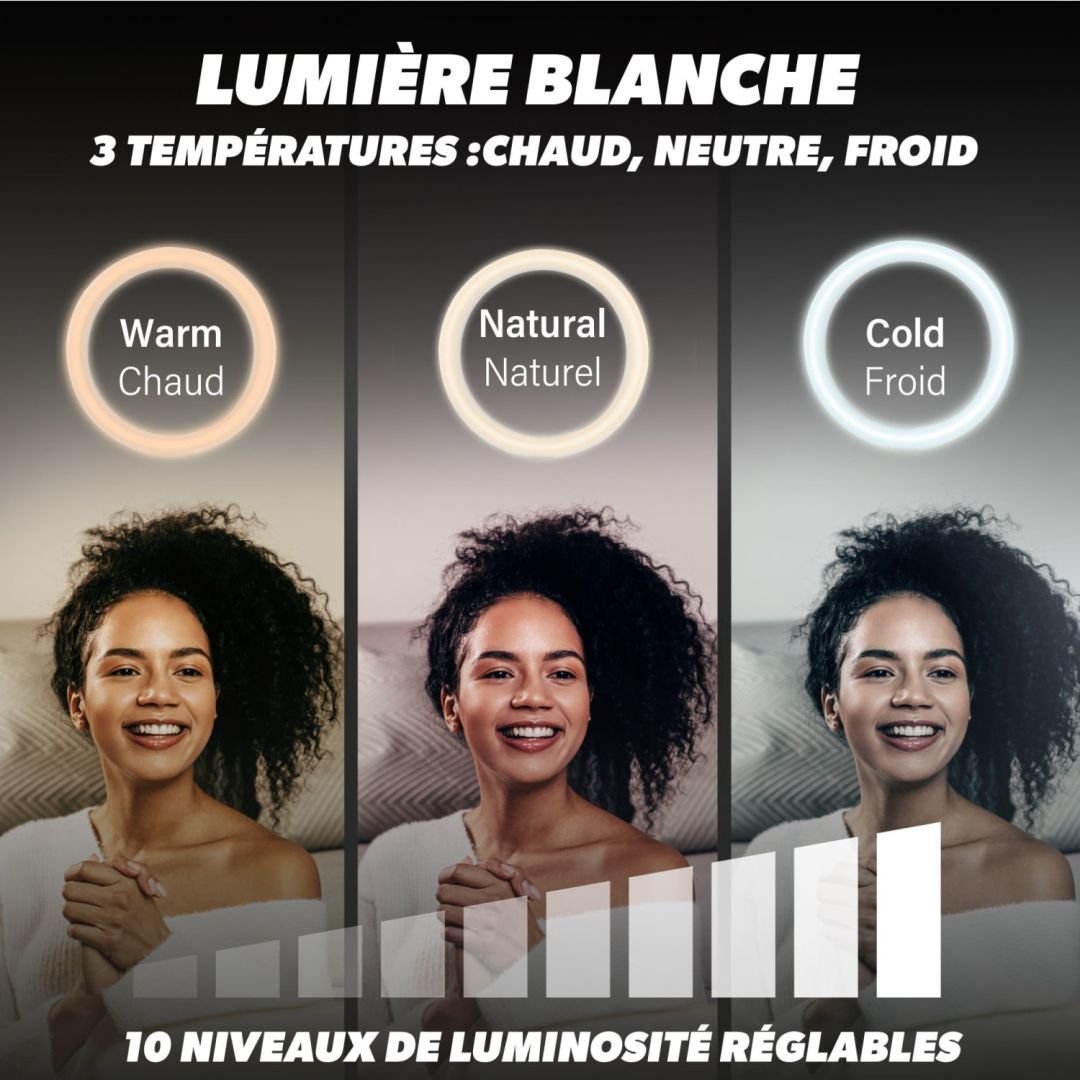 TnB INFLUENCE PRO 14" RGB LED Ring Light with Tripod for Studio