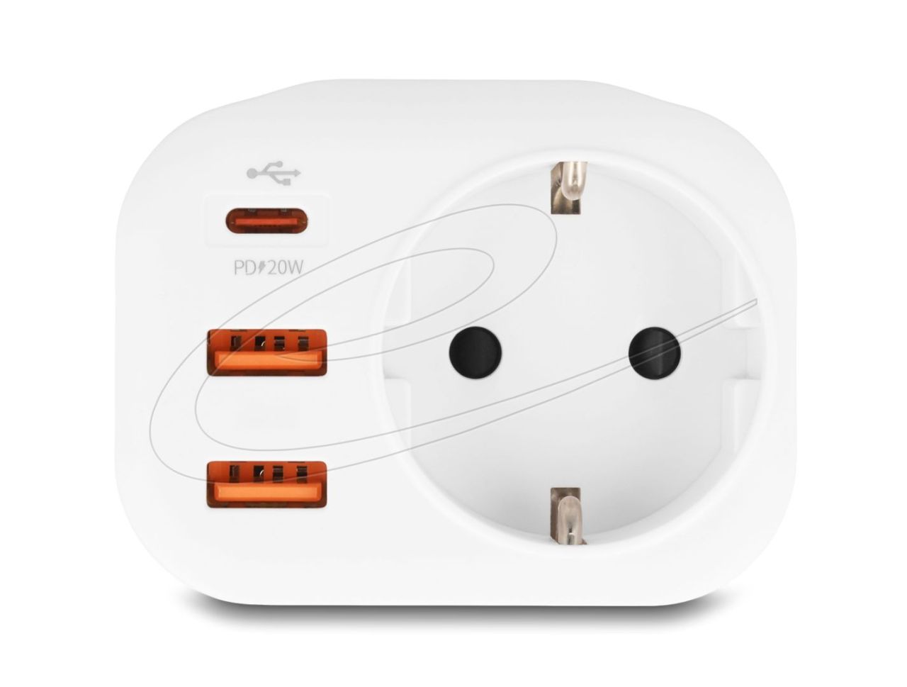 DeLock Power Socket with childproof lock and USB PD charger 20W DeLock Power Socket with childproof lock and USB PD charger 20W