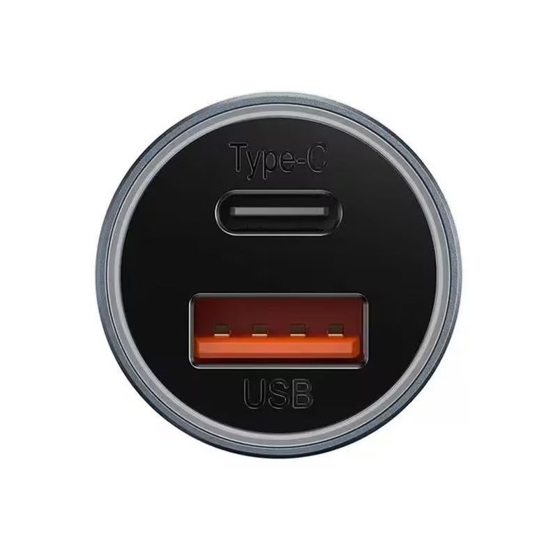Baseus Golden Contactor Max Car Charger Dark Gray Baseus Golden Contactor Max Car Charger Dark Gray