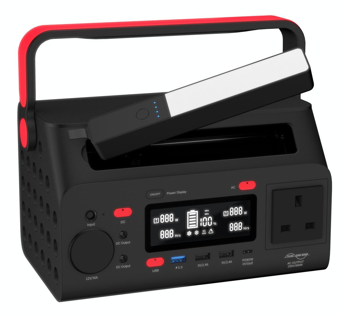 Energizer PPS300W2F 20400mAh Power Station Black Energizer PPS300W2F 20400mAh Power Station Black