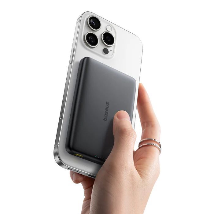 Baseus PicoGo Ultra-Slim Qi2 Magnetic 10000mAh PowerBank Black Baseus PicoGo Ultra-Slim Qi2 Magnetic 10000mAh PowerBank Black