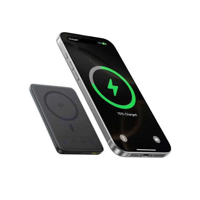 Baseus PicoGo Ultra-Slim Qi2 Magnetic 10000mAh PowerBank Black Baseus PicoGo Ultra-Slim Qi2 Magnetic 10000mAh PowerBank Black