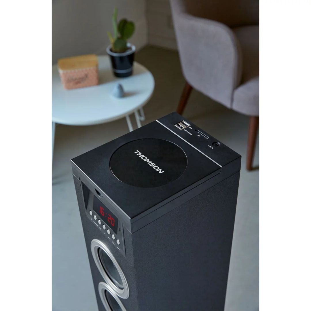 Thomson DS120CD Multimédia Torony CD lejátszóval Black Thomson DS120CD Multimédia Torony CD lejátszóval Black