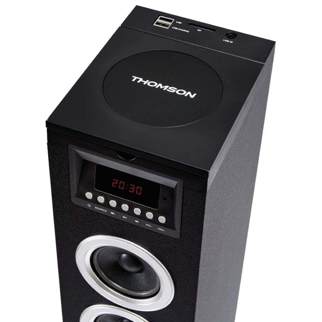 Thomson DS120CD Multimédia Torony CD lejátszóval Black Thomson DS120CD Multimédia Torony CD lejátszóval Black