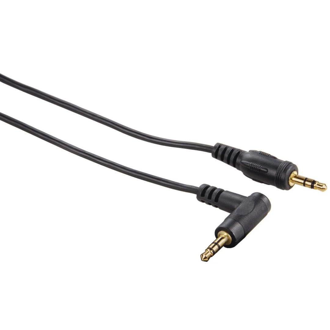 Hama 3.5mm jack to jack cable 0,75m Black Hama 3.5mm jack to jack cable 0,75m Black