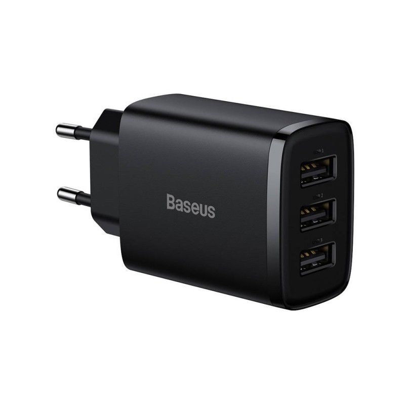 Baseus Compact Charger Black Baseus Compact Charger Black
