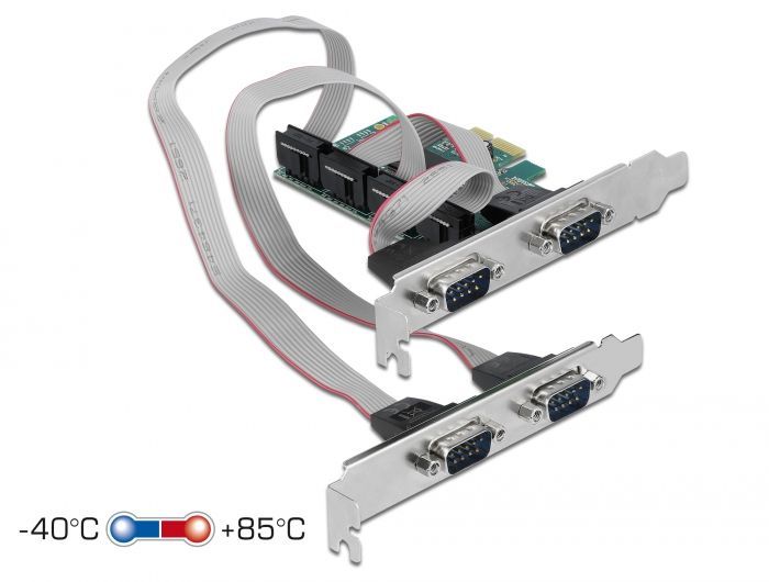 DeLock PCI Express Card to 4x Serial RS-232 DeLock PCI Express Card to 4x Serial RS-232