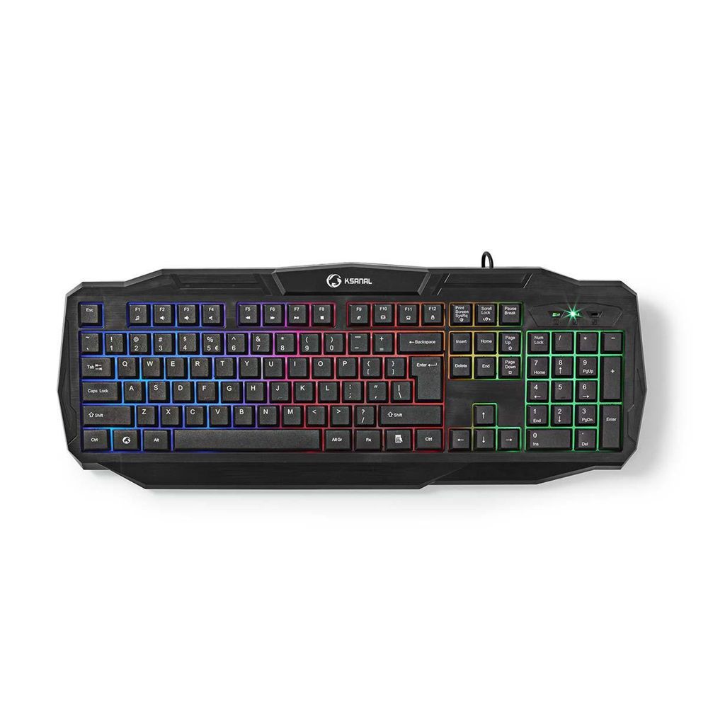 Nedis GKBD100BKUS Wired Gaming Keyboard Black US