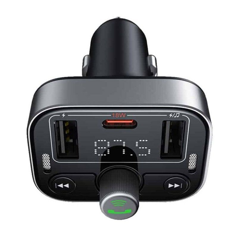 Baseus S09 Pro FM Transzmitter Black Baseus S09 Pro FM Transzmitter Black