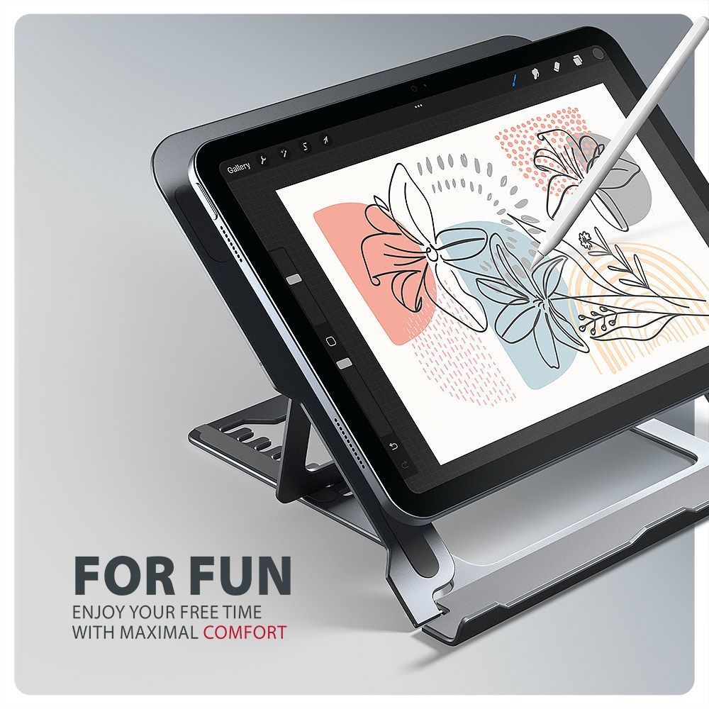 AXAGON STND-LAG stand for laptops and tablets Grey