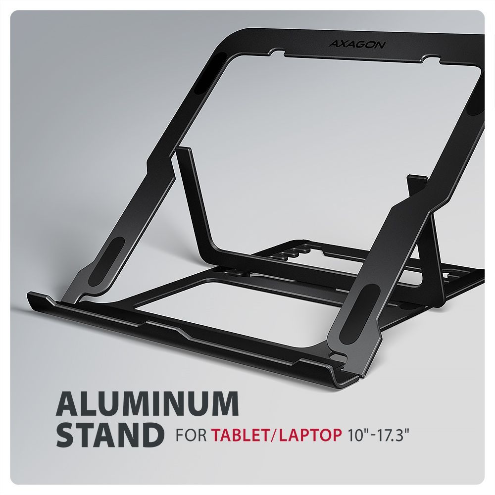 AXAGON STND-LAB stand for laptops and tablets Black
