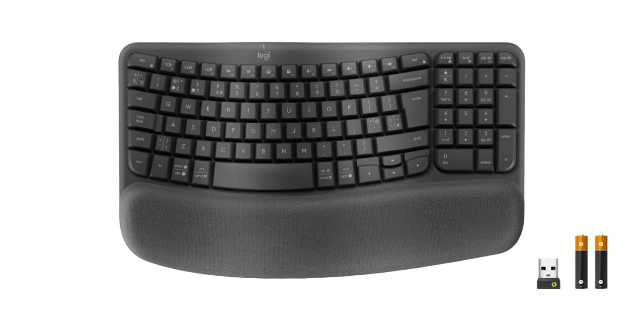 Logitech Wave Keys for Business Graphite UK Logitech Wave Keys for Business Graphite UK