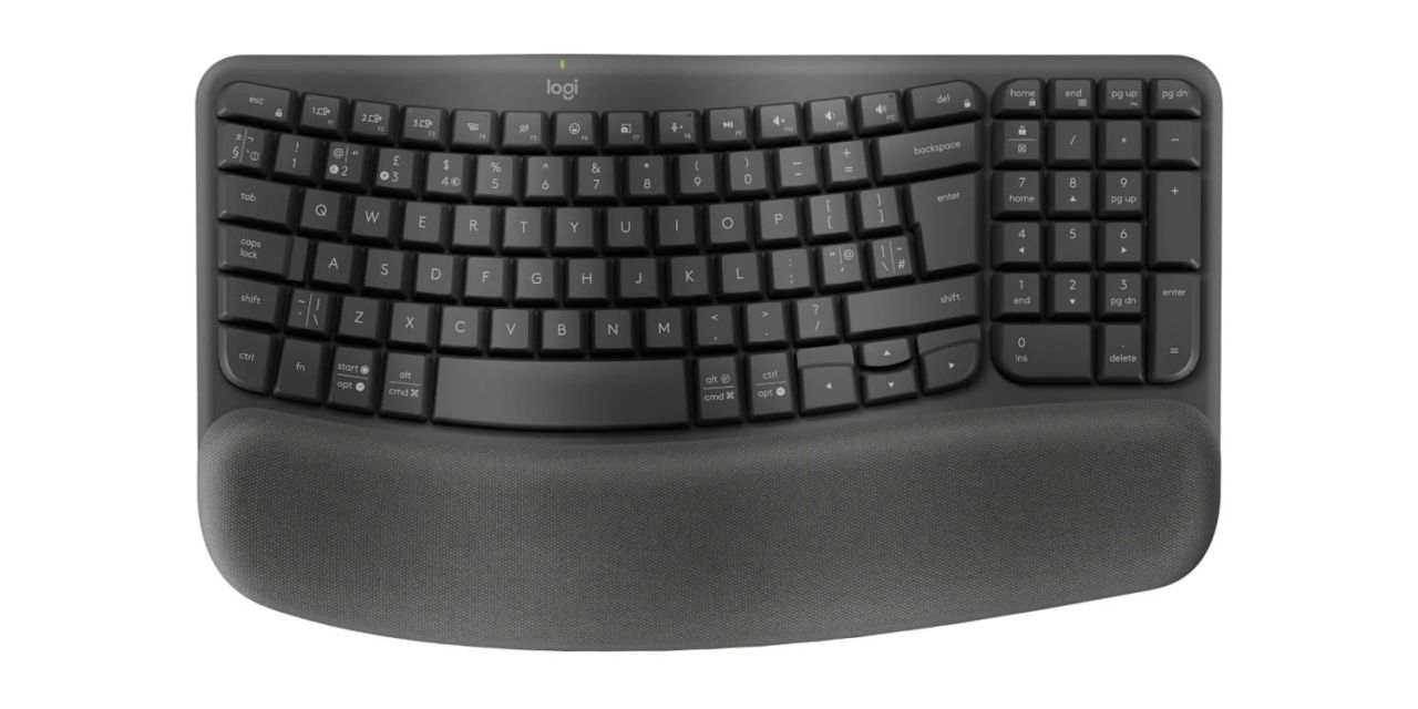 Logitech Wave Keys for Business Graphite UK Logitech Wave Keys for Business Graphite UK