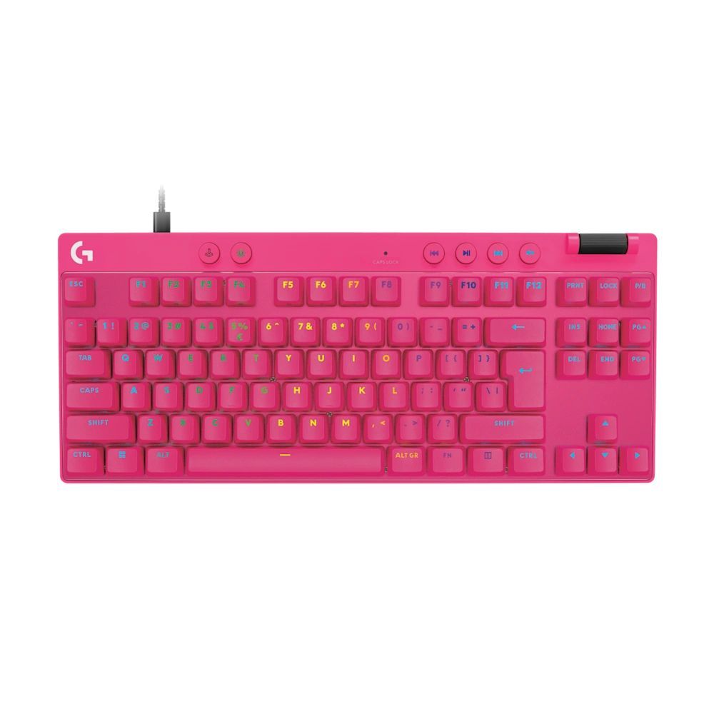 Logitech G Pro X TKL Rapid Gaming Keyboard Pink US Logitech G Pro X TKL Rapid Gaming Keyboard Pink US