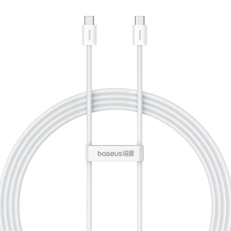 Baseus Superior 2 Series USB-C - USB-C Cable 100W 2m White Baseus Superior 2 Series USB-C - USB-C Cable 100W 2m White