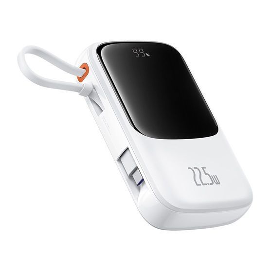 Baseus Qpow Pro+ 10000 mAh PowerBank White Baseus Qpow Pro+ 10000 mAh PowerBank White