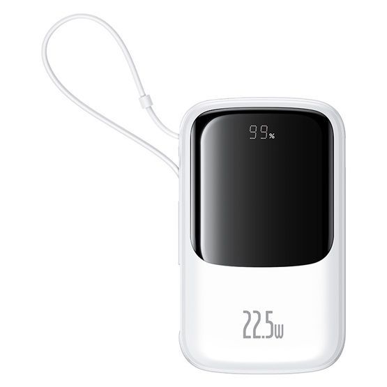 Baseus Qpow Pro+ 10000 mAh PowerBank White Baseus Qpow Pro+ 10000 mAh PowerBank White