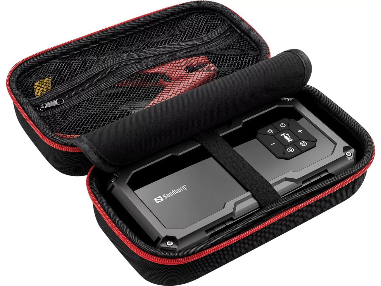 Sandberg Car Jumpstarter TirePump 10000mAh PowerBank Black