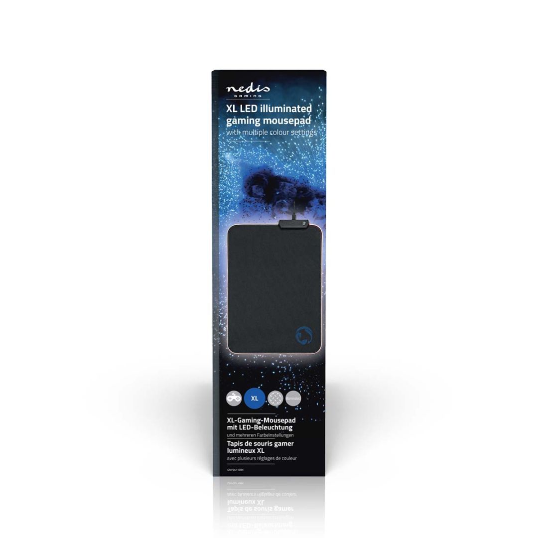Nedis GMPDL110BK Gaming Egérpad Black Nedis GMPDL110BK Gaming Egérpad Black
