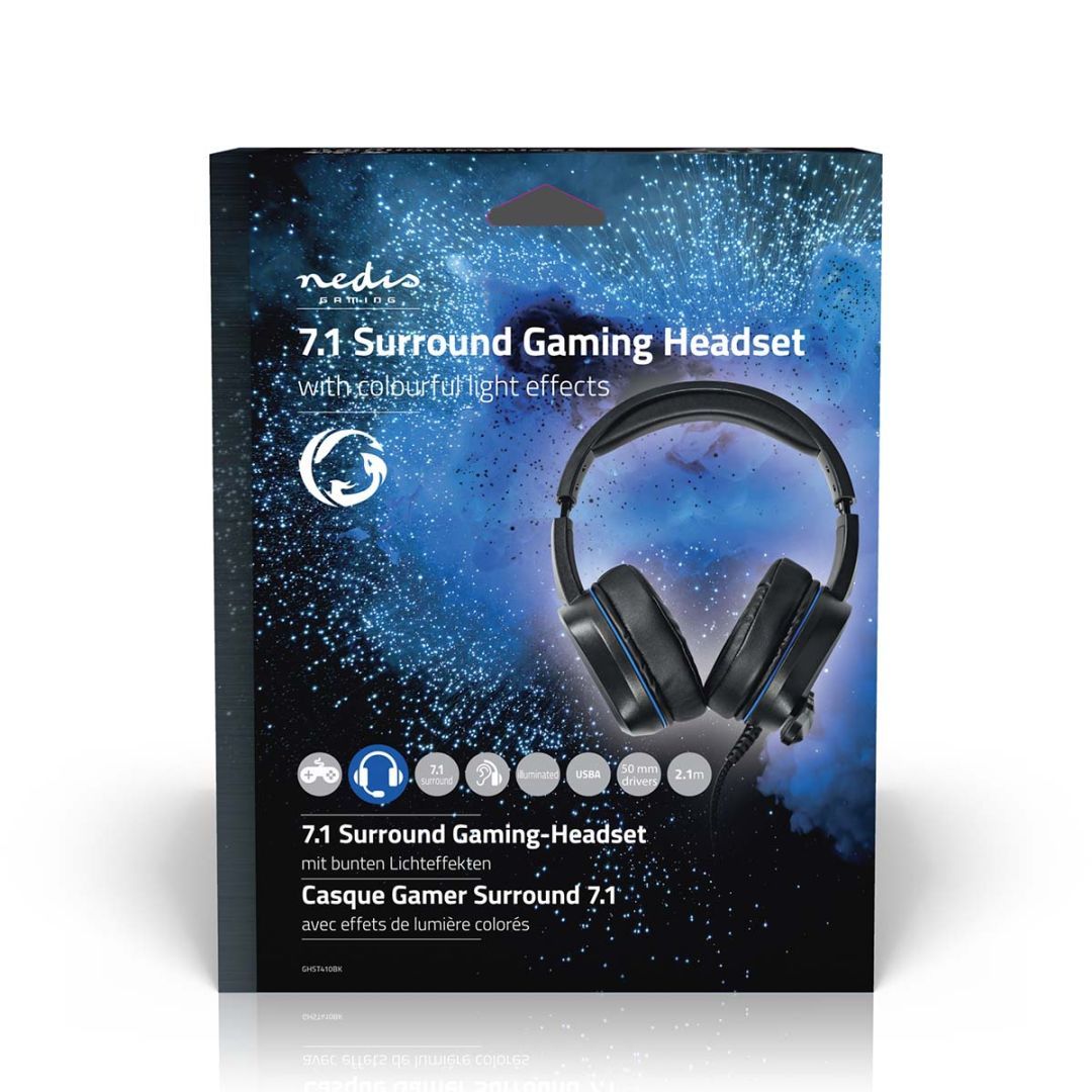 Nedis GHST410BK Gaming Headset Black