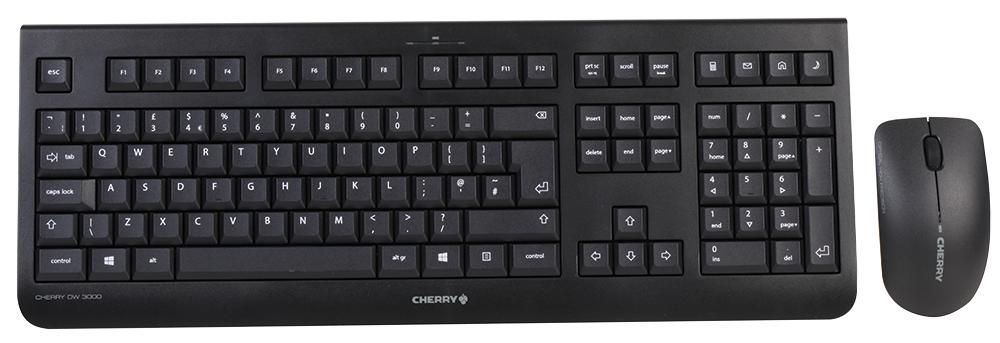 Cherry DW 3000 wireless billentyűzet + egér Black UK
