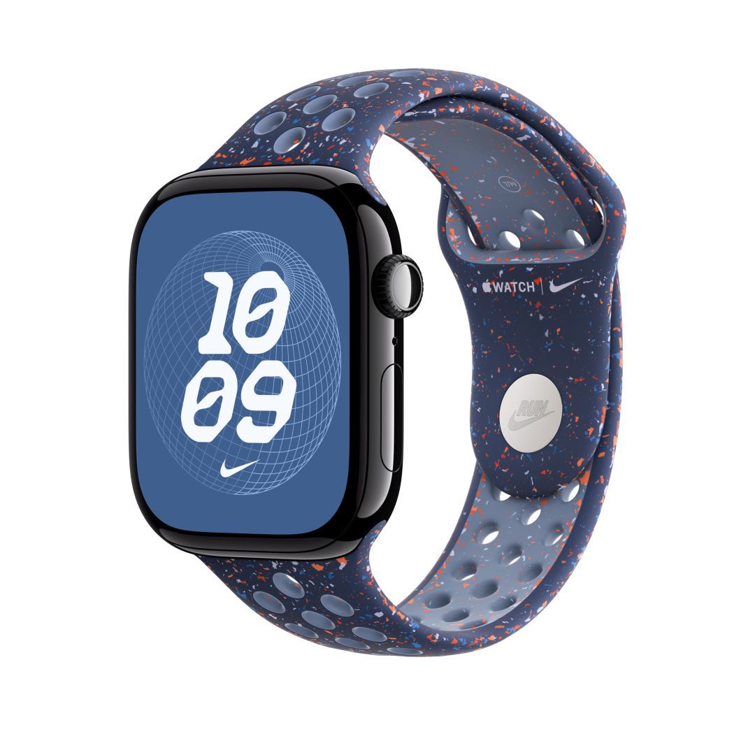 Apple Watch 46mm Band: Nike Sport Band S/M Blue Ribbon Apple Watch 46mm Band: Nike Sport Band S/M Blue Ribbon