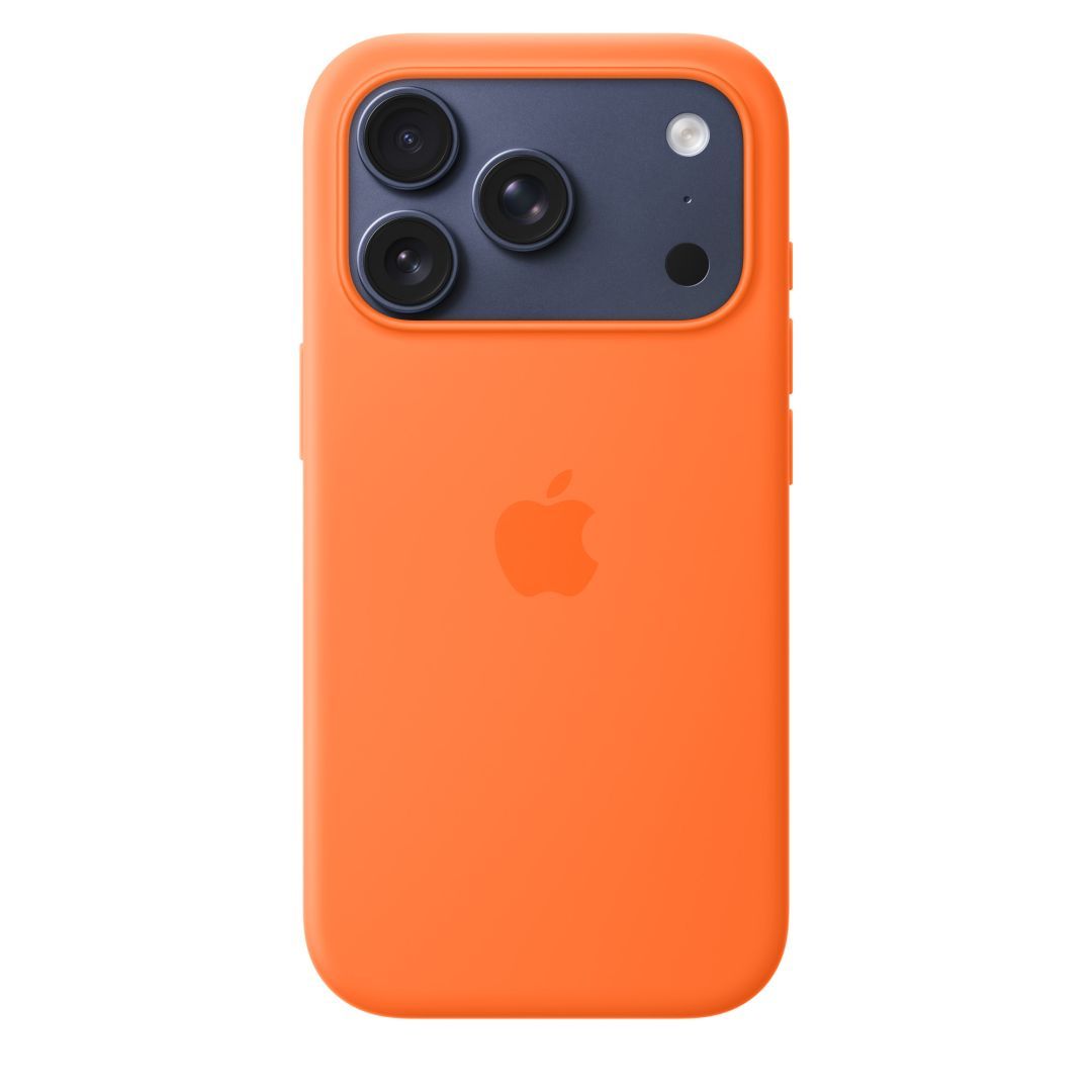 Apple iPhone 17 Pro Silicone Case with MagSafe Orange