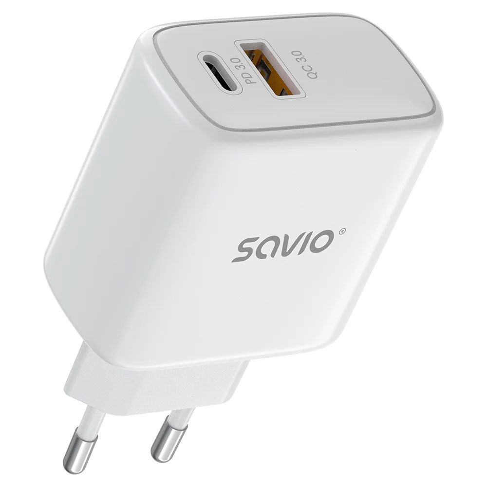 Savio LA-12 Wall quick charger 20W White Savio LA-12 Wall quick charger 20W White