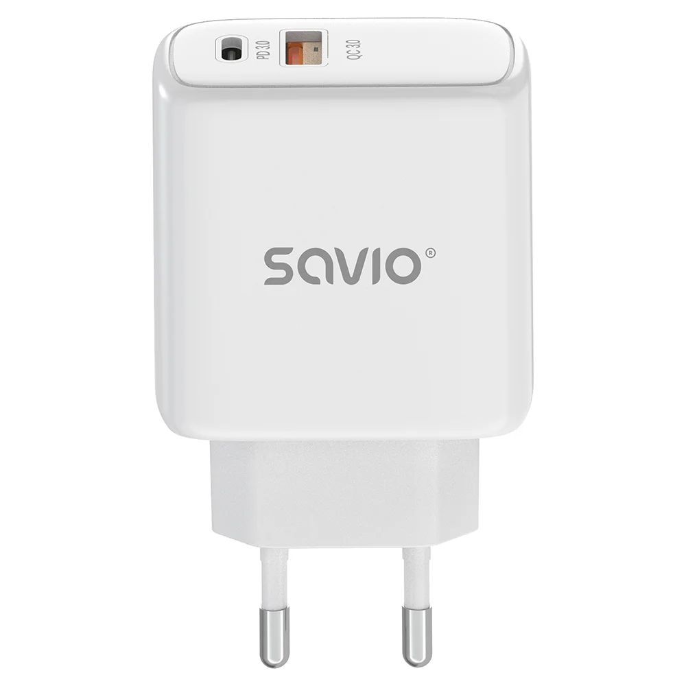 Savio LA-12 Wall quick charger 20W White Savio LA-12 Wall quick charger 20W White